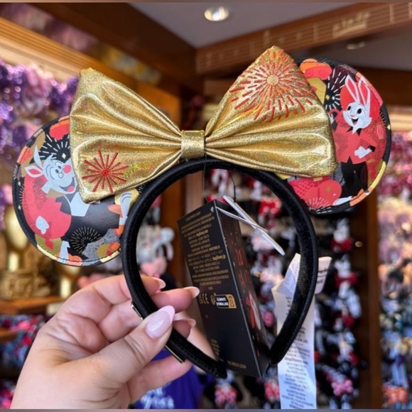 Disney Loungefly Lunar New Year of the Rabbit Mickey ears headband main image 5